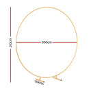 2M Round Backdrop Stand Wedding Background Decoration Party Flower Balloon Display-2