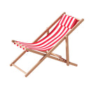 Gardeon Outdoor Deck Chair Wooden Sun Lounge Folding Beach Patio Furniture Red-1