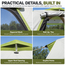 Weisshorn Inflatable Mesh Gazebo Tent, Air-Frame with Extendable Canopy-3