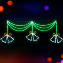 1.8M Christmas Lights 288 LED Bell Motif Light Decorations Jingle Jollys-7