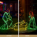 1.12M Christmas Lights Motif 552 LED Rope Light Outdoor Decoration Jingle Jollys-5