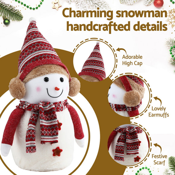 Jingle Jollys Christmas Snowman Handicraft Ornaments Party Decorations 45cm