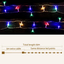 Jingle Jollys 50M Christmas Lights String Light Xmas Decoration Multi Colour-2