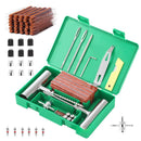 A 58 - piece set Green Heavy - Duty Tubeless Tyre Repair Kit - Emergency Puncture Plug Set for Cars, Motorcycles & ATVs - RnR Galore