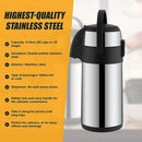 Air Pot for Tea Coffee 5L Pump Action Insulated Airpot Flask Drink Dispenser - RnR Galore