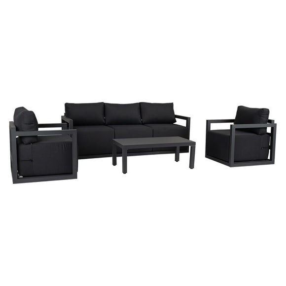 Alfresco 5 - Seater Deep - Seated Patio Set – White - RnR Galore