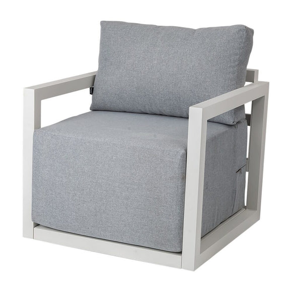 Alfresco 5 - Seater Deep - Seated Patio Set – White - RnR Galore