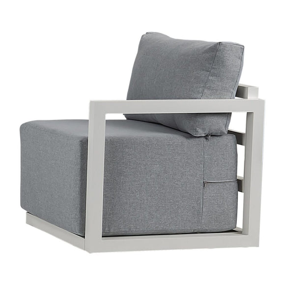 Alfresco 5 - Seater Deep - Seated Patio Set – White - RnR Galore