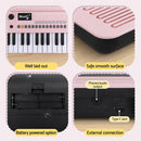 Alpha 37 - Key Digital Piano Keyboard for Kids Beginners Electronic Keyboard Piano Gift Pink - RnR Galore