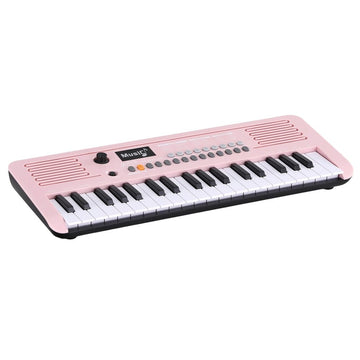 Alpha 37 - Key Digital Piano Keyboard for Kids Beginners Electronic Keyboard Piano Gift Pink - RnR Galore