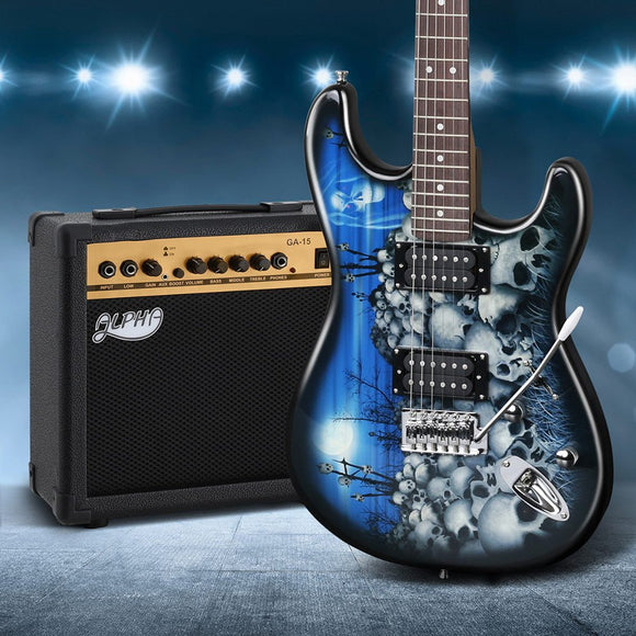 Alpha Electric Guitar Music String Instrument 20W Amplifier - RnR Galore