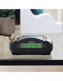 AM/FM Alarm Clock & Radio w/ Green LED Time Numbering - RnR Galore