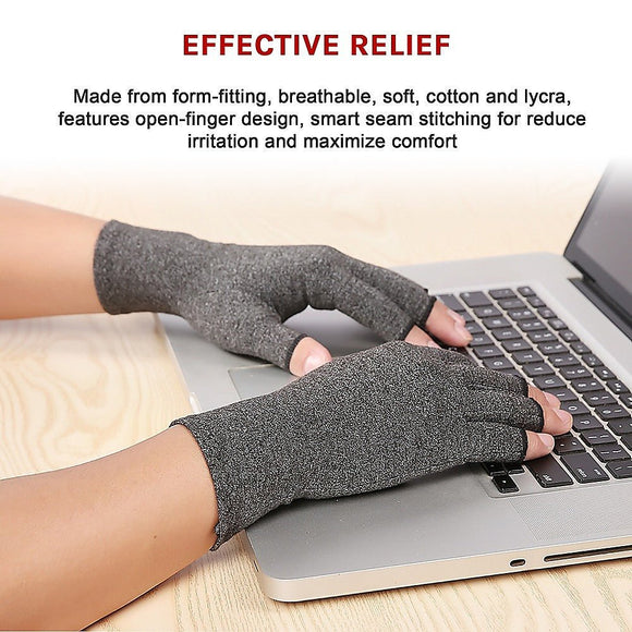 Arthritis Gloves Compression Joint Finger Hand Wrist Support Brace - Large - RnR Galore