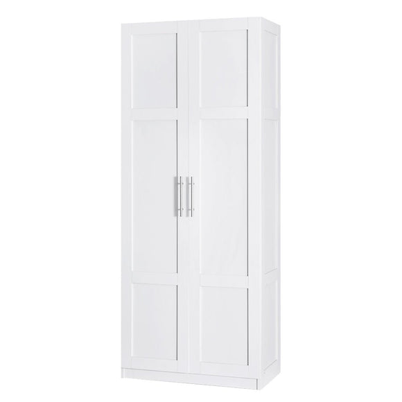 Artiss 2 Door Buffet Sideboard Cupboard Cabinet Pantry White - RnR Galore