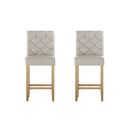 Artiss 2x Bar Stools Linen Upholstered Chairs - RnR Galore