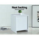 Artiss 2x Bedside Table 2 Drawers - PEPE White - RnR Galore