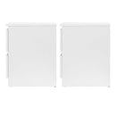 Artiss 2x Bedside Table 2 Drawers - PEPE White - RnR Galore