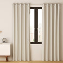 Artiss 2X Blockout Curtains Eyelet 140x230cm Beige - RnR Galore