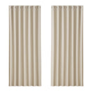 Artiss 2X Blockout Curtains Eyelet 240x230cm Beige - RnR Galore