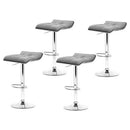 Artiss 4x Bar Stools Linen Padded Gas Lift - RnR Galore