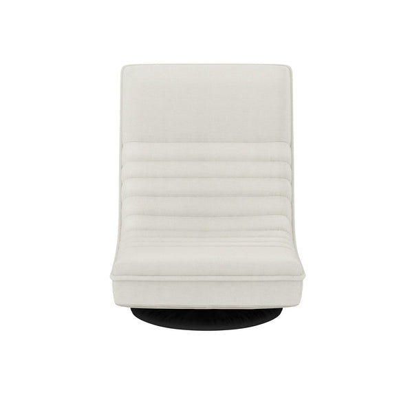 Artiss 4XFloor Chair Lounge Sofa Swivel Foldable Linen White - RnR Galore