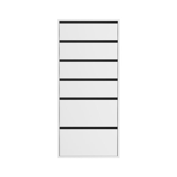 Artiss 6 Chest of Drawers Dresser Tallboy White - RnR Galore