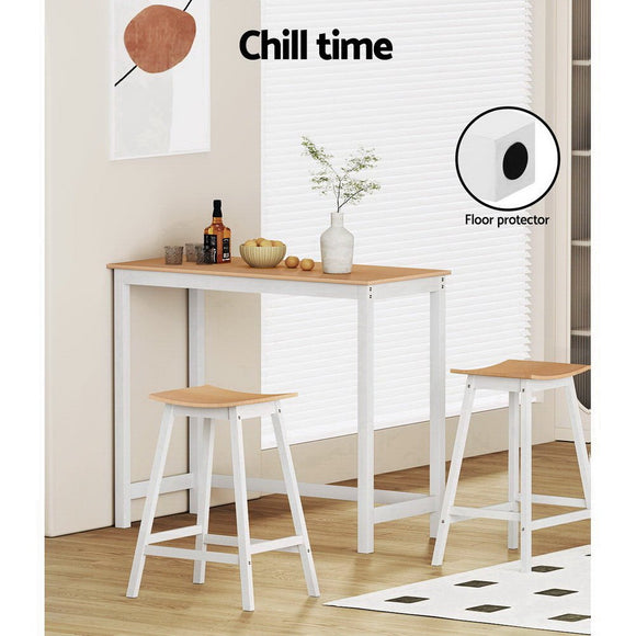 Artiss Ari Bar Table 108CM Rectangular - RnR Galore