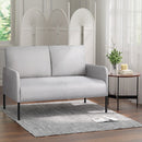Artiss Armchair 2 - Seater Sofa Pillow Linen Grey - RnR Galore