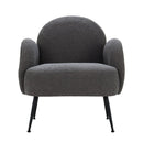 Artiss Armchair Boucle Charcoal Hanes - RnR Galore