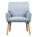Artiss Armchair Fabric Blue Grey Sebastini - RnR Galore