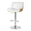 Artiss Bar Stools Swivel Leather Chairs Wooden - RnR Galore