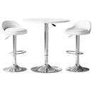 Artiss Bar Table and Stools Set Dining Desk Kitchen Chairs Cafe Pub - RnR Galore
