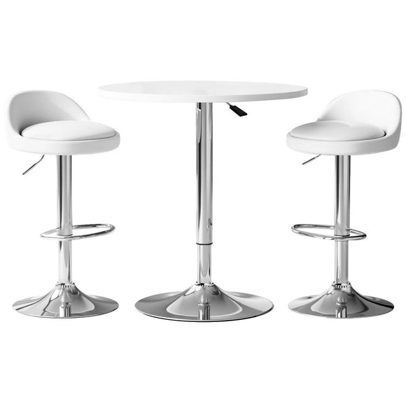 Artiss Bar Table and Stools Set Dining Desk Kitchen Chairs Cafe Pub - RnR Galore