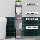 Artiss Bathroom Cabinet Toilet Roll Holder Tissue Organizer 3 Tier Floor Cabinet - RnR Galore