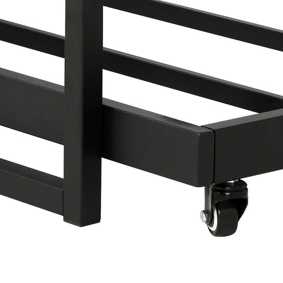 Artiss Bed Frame 2x Single Size Metal Trundle Daybed DEAN - RnR Galore