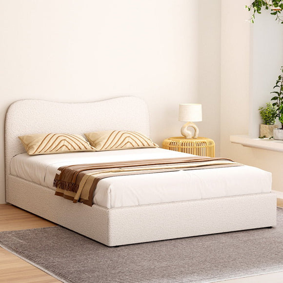 Artiss Bed Frame Double Size Boucle DARA - RnR Galore