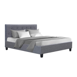 Artiss Bed Frame Double Size Grey VANKE - RnR Galore