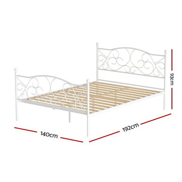 Artiss Bed Frame Double Size Metal Bed Frame GROA - RnR Galore