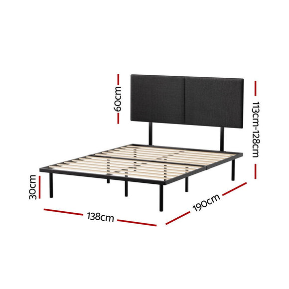 Artiss Bed Frame Double Size Metal Frame NOR - RnR Galore