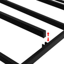 Artiss Bed Frame Double Size Metal Grey MASON - RnR Galore