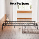 Artiss Bed Frame Double Size Metal Grey MASON - RnR Galore