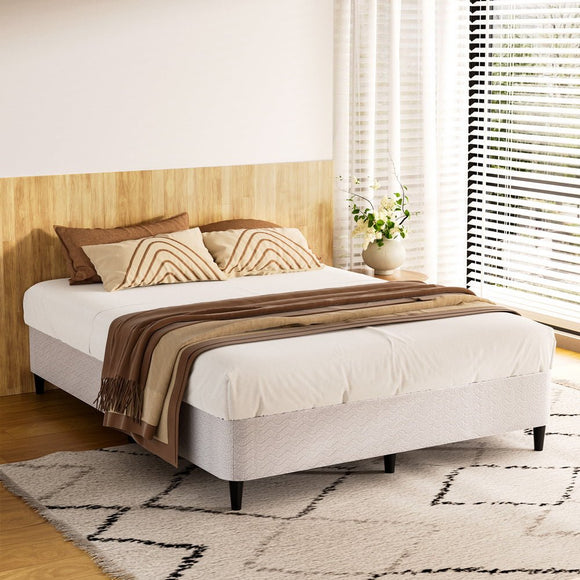 Artiss Bed Frame Double Size Metal Grey MASON - RnR Galore