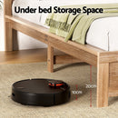 Artiss Bed Frame Double Size Wooden Acacia Wood OATMEAL - RnR Galore