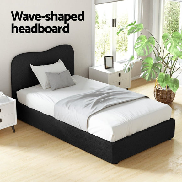 Artiss Bed Frame King Single Size Boucle DARA - RnR Galore