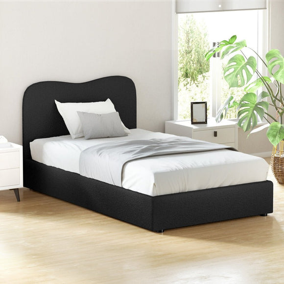 Artiss Bed Frame King Single Size Boucle DARA - RnR Galore