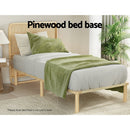 Artiss Bed Frame King Single Size Wooden Base Mattress Platform Timber Pine AMBA - RnR Galore