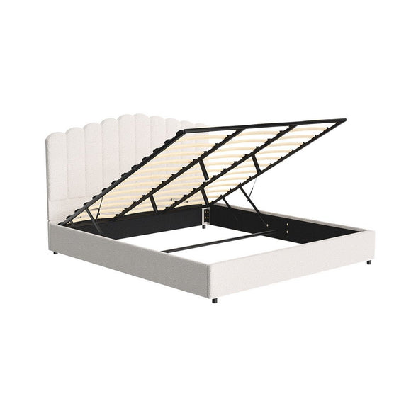 Artiss Bed Frame King Size Boucle FION - RnR Galore