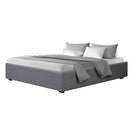 Artiss Bed Frame King Size Gas Lift Base Grey TOKI - RnR Galore