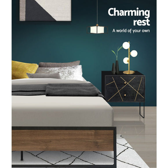 Artiss Bed Frame Metal Bed Frame Bed Base OSLO - Queen - RnR Galore