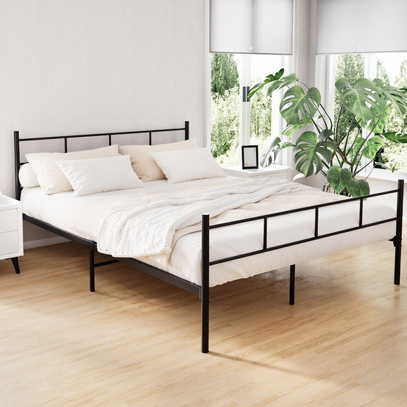 Artiss Bed Frame Queen Metal Bed Frame SOL - RnR Galore
